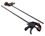 Set Of - 24" Ratcheting Bar Clamp 2.5" Throat Depth Nylon Handle W/trigger. Fixed Price $21.99.