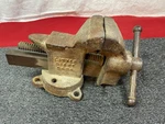 Vintage Little Giant 5494 Bench Vise W/ Swivel Base Usa 3". Fixed Price $25.00.
