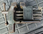Vintage Luther Bench Mount Vise Tools Look Antique. Fixed Price $125.00.
