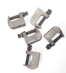Lot Of 5 Piers CLBW-B38 3/8" Upper Beam Clamps Wide Mouth Black Finish. Fixed Price $16.99.