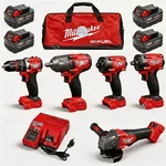 Milwaukee M18 Cordless Big Discount Screwdriver 11-IN-1 Combo Power Tools Set. Fixed Price $426.19.