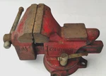 Vintage Companion Heavy Duty 3-1/2" Swivel Base Vise W/anvil & Pipe Grips Japan. Fixed Price $38.00.