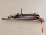 Vintage Great Neck Japan 7PC Combination Wrench Set 9/16 - 1" Forged Alloy Steel. Fixed Price $25.00.