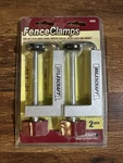 Milescraft 4009 Fence Clamps - 2 Pack Universal Silver. Fixed Price $17.00.