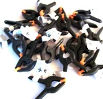Goliath Industrial 3" Nylon Spring Clamps SC3120 Clip Flex Pads 1-5/8" Jaw. Fixed Price $14.99.
