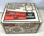 Sears Craftsman 45 Degree Miter Cut Clamp Set In Box 966614. Nos. Fixed Price $34.99.