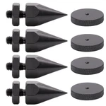 4PACK Iron Amp Studio Monitor Stand Feet/base M6 Thread Speaker Isolation Spike. Fixed Price $15.52.