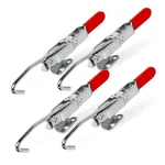 4PK J Hook Toggle Clamp, 375 Lbs Holding Capacity, 451 Small, Sliver. Fixed Price $55.99.