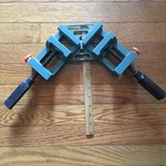 Vintage 1990S Harbor Freight 38661 Aluminum Corner Clamp With Quick Release 13"L. Fixed Price $14.99.