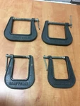 Lot Of Vintage Craftsman Deep C-clamps 66684 66682 Pearlitic Usa 4" 2.75". Fixed Price $59.98.