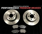 For Bmw Series 325I E92 2.5 Front Drilled Grooved Brake Discs & Brembo Pads. Fixed Price $360.65.