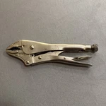 Mac Tools 8-7/8" Long Curved Jaw Locking Pliers MLP10CJ. Fixed Price $26.00.