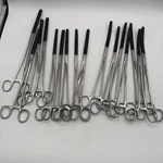 9 Straight 7 Curved Hemostat Forceps 12 Locking Clamps Stainless Steel. Fixed Price $55.00.