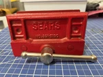 Vintage Sears Woodworking Vise No. 391-5190 6-1/2 X 2-1/2 Jaw Nice. Fixed Price $35.00.