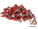Wideskall 2" Inch Mini Metal Spring Clamps W/red Rubber Tips Clips Pack Of 120. Fixed Price $39.99.