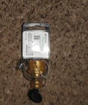 Nelson 5/8" Brass & Worm Gear Clamp Male Hose Repair,no 50450,. Fixed Price $9.74.