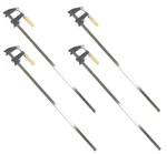 Set Of 4 Edmbg 36" Steel Bar Clamp Tool, Ratchet Quick Release For Metal Wood. Fixed Price $47.99.