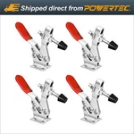 Powertec Horizontal Quick-release Toggle Clamp, 500 Lbs 225D 4PCS (20326). Fixed Price $18.89.