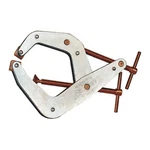 Kant Twist 421-1 6" Maximum Capacity Multipurpose 3-JAW Clamp. Fixed Price $104.14.