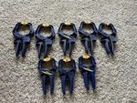 New Lot Of 8 Irwin Quick Grip 4 & 2" Handi-clamp 59200CD Release. Fixed Price $49.97.