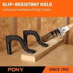 Pony 8" Bench Hold-down Clamps Heavy-duty Dog For Woodworking New. Fixed Price $21.89.