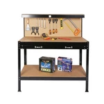 Steel Tool Storage Workshop Table W/drawer & Peg Board 63". Fixed Price $179.99.