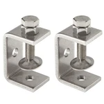 2PCS C-clamp 304 Stainless Steel G-clamp Tiger Heavy Duty Woodworking C.... Fixed Price $18.39.
