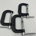 Lot Husky 823-104 3" Heavy Duty Forged Steel C-clamp 740 Lb Force. Fixed Price $12.00.