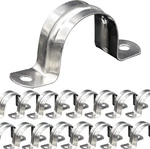 30PCS 1-1/2" Stainless Steel Pipe Strap Clamps Two Hole For Conduit Cables. Fixed Price $13.95.