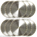 10PK 14 Diamond Saw Blade For General Purpose Brick Block Concrete Stone - 12MM. Fixed Price $306.00.