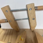 One Bessey HS-8, In. Wood Hand Screw Clamp. Fixed Price $19.99.