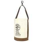 Klein Tools 5104S Leather-bottom Bucket With Swivel Snap, 12-INCH. Fixed Price $151.20.