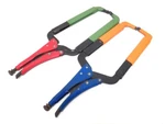 Pair Of Blue Point (snap On Tools) Locking C-clamps VGP12418 ............(1-5-6). Fixed Price $99.99.