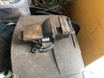 Vintage Great Neck Vise 5" Jaw Swivel Mount Model HDV4. Fixed Price $40.00.