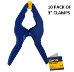 10 New Irwin 58300 High-tech Resin Quick-grip Spring Clamp. Fixed Price $98.99.