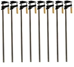 8 Piece Set 36" Bar Clamps Heavy Duty Woodworking Tools Quick Release. Fixed Price $79.99.