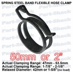 Spring Steel Band Flexible Clamp For 2-INCH (50 Mm) Od Hoses 1 Piece. Fixed Price $7.25.