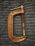 Craftsman 66724 4" C-clamp Heavy Duty Usa Made Woodworking Vg+ 100MM Tool!. Fixed Price $9.95.