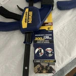 Irwin Quick Grip Jaw Mini 300LBS (136KGS)TRIGGER/BAR CLAMP-6 15CM. Fixed Price $65.00.