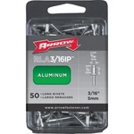 Arrow RLA3/16IP Pop Rivet, Long, 1/2 Grip, L, Aluminum, 50/PK. Fixed Price $12.79.