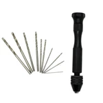 Precision Pin Vise Hand Drill & 25 Micro Twist Bits Set 0.5-3.0MM. Fixed Price $13.89.