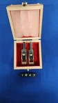 Vintage Amt Brass Mini Hand Set With 2 Original Box. Fixed Price $40.00.