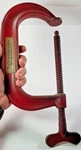 Vintage J.h. Williams Drop Forged No. #406 Deep Throat Clamp Usa Red. Fixed Price $25.00.