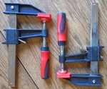 Pair Of Bessey GSCC3.506+2K 6" Clutch Style Bar Clamps. Fixed Price $19.99.
