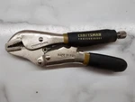 Craftsman Usa Professional 45711 Adjustable 7R Locking Pliers, Gold Grip. Fixed Price $19.99.