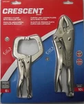 Crescent C2PCLCSET 6" Locking C-clamp & 10" Curved Jaw Plier Wire Cut. Fixed Price $12.00.