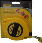 Stanley 34-106 Tape Measure: 3/8" Blade, 1/8" Graduation, 100 Feet. Fixed Price $21.71.