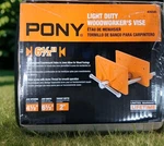 Pony 26545 4-1/2-INCH X 6-1/2-INCH Light Duty Woodworker's Vise New. Fixed Price $34.95.