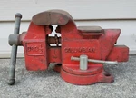 Vintage Columbian 63-1/2 Swivel Base Bench Vise W/ Anvil Cleveland Ohio Usa. Fixed Price $59.95.