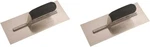Hyde 18550 Flat Finishing Trowel 11X4.5IN Carbon Steel Rubber Grip 2-PACK Set. Fixed Price $20.00.